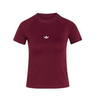 Adidas T-shirt Essentials Slim W Maroon KR3593
