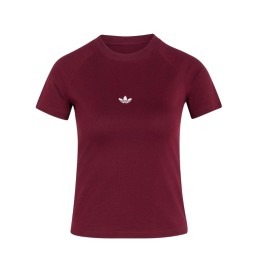 Adidas T-shirt Essentials Slim W Maroon KR3593
