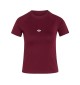 Adidas T-shirt Essentials Slim W Maroon KR3593