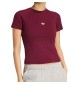 Adidas T-shirt Essentials Slim W Maroon KR3593