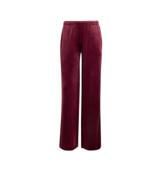 Adidas Pantaloni Essential Velour W Maroon KR9178