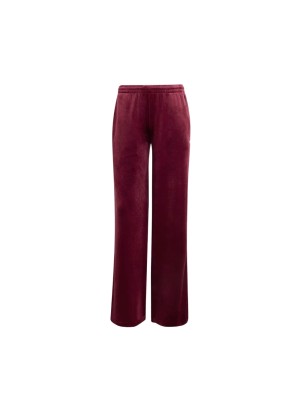 Adidas Pantaloni Essential Velour W Maroon KR9178