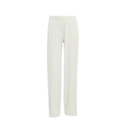 Adidas Pantaloni Essential Velour W Orbit Grey Bianco KQ9250
