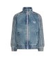 Adidas Giacca Firebird Kids Denim Worn Blu KQ8874