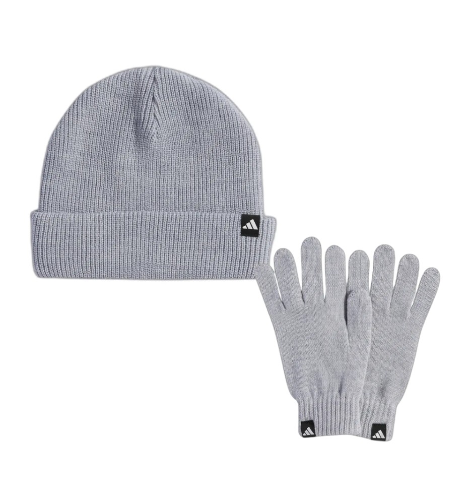Adidas Cappello E Guanti Grigio KB7340