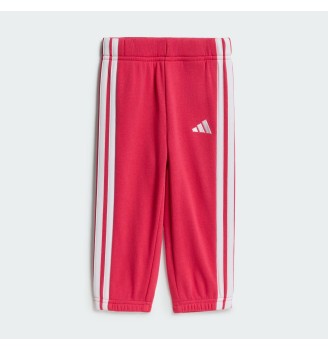 Adidas Tuta 3 Stripes French Terry 240 I Power Pink Grigio | Adidas | 