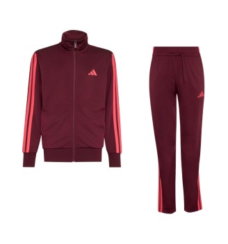 Adidas Tuta 3 Stripes Training 205 Jr Maroon Pure Turbo KQ7814