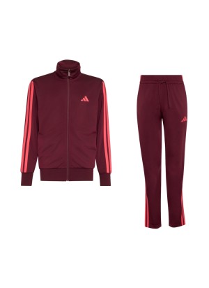 Adidas Tuta 3 Stripes Training 205 Jr Maroon Pure Turbo KQ7814