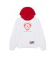 Jordan Felpa Fleece Boys Bianco University Rosso 95G057-U10