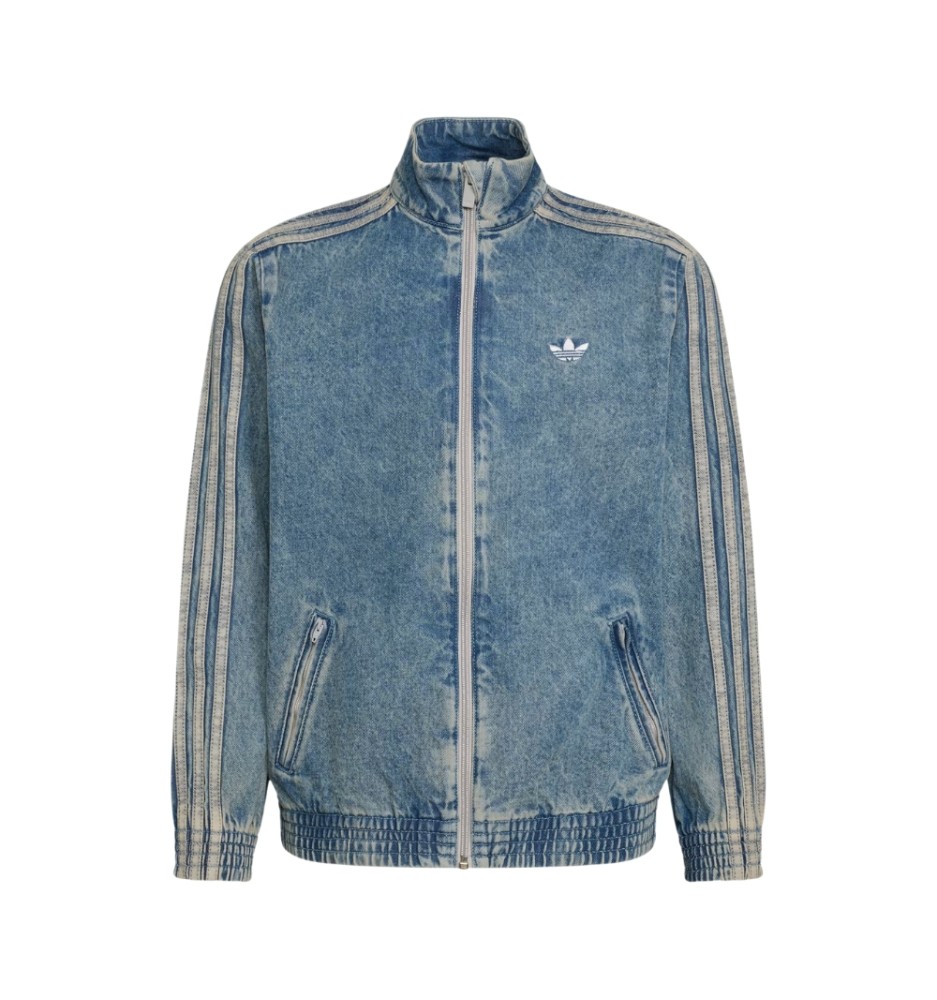 Adidas Giacca Firebird Denim Jr Worn Blu | Adidas | 