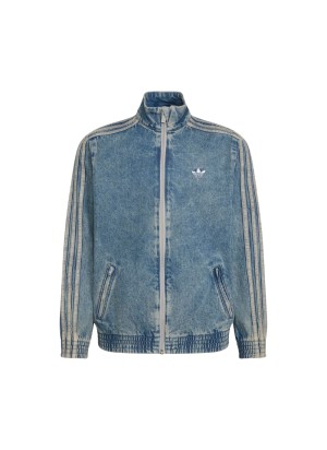Adidas Giacca Firebird Denim Jr Worn Blu | Adidas | 