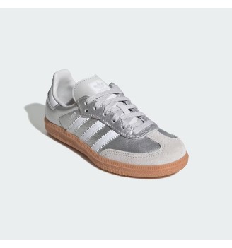Adidas Scarpe Samba Og C Kids Silver Metallic Bianco | Adidas | 
