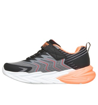 Skechers Scarpe Flex Glow Ultra Prism Pacer Lights Kids Grigio Arancione | Skechers | 