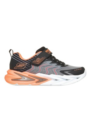 Skechers Scarpe Flex Glow Ultra Prism Pacer Lights Kids Grigio Arancione | Skechers | 