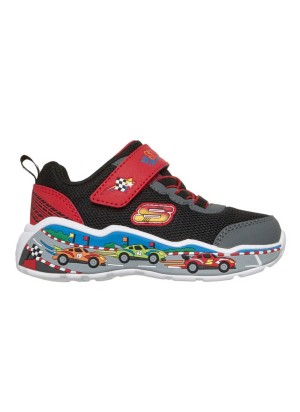 Skechers Scarpe Play Scene Road Car Kids Nero Rosso | Skechers | 
